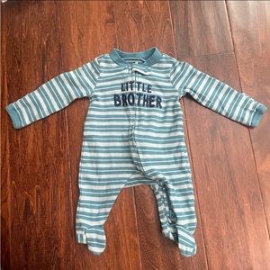 Little Brother Footie Size NB